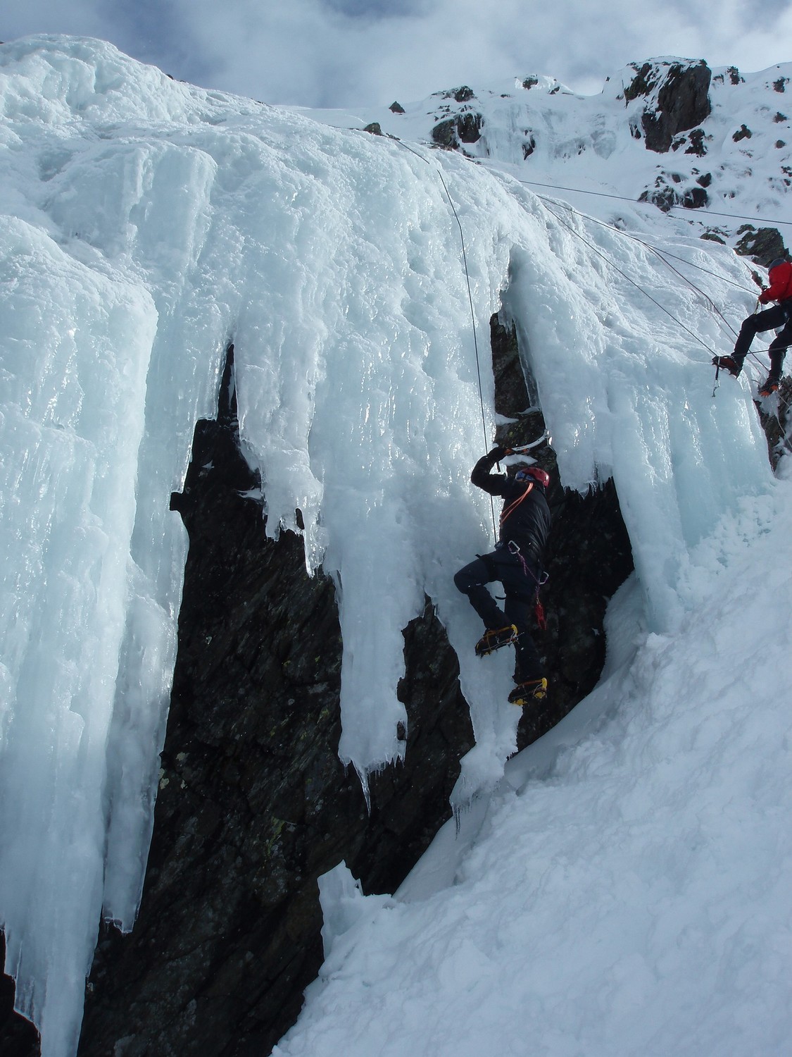 Petite stalactite du Ressaut du Bas