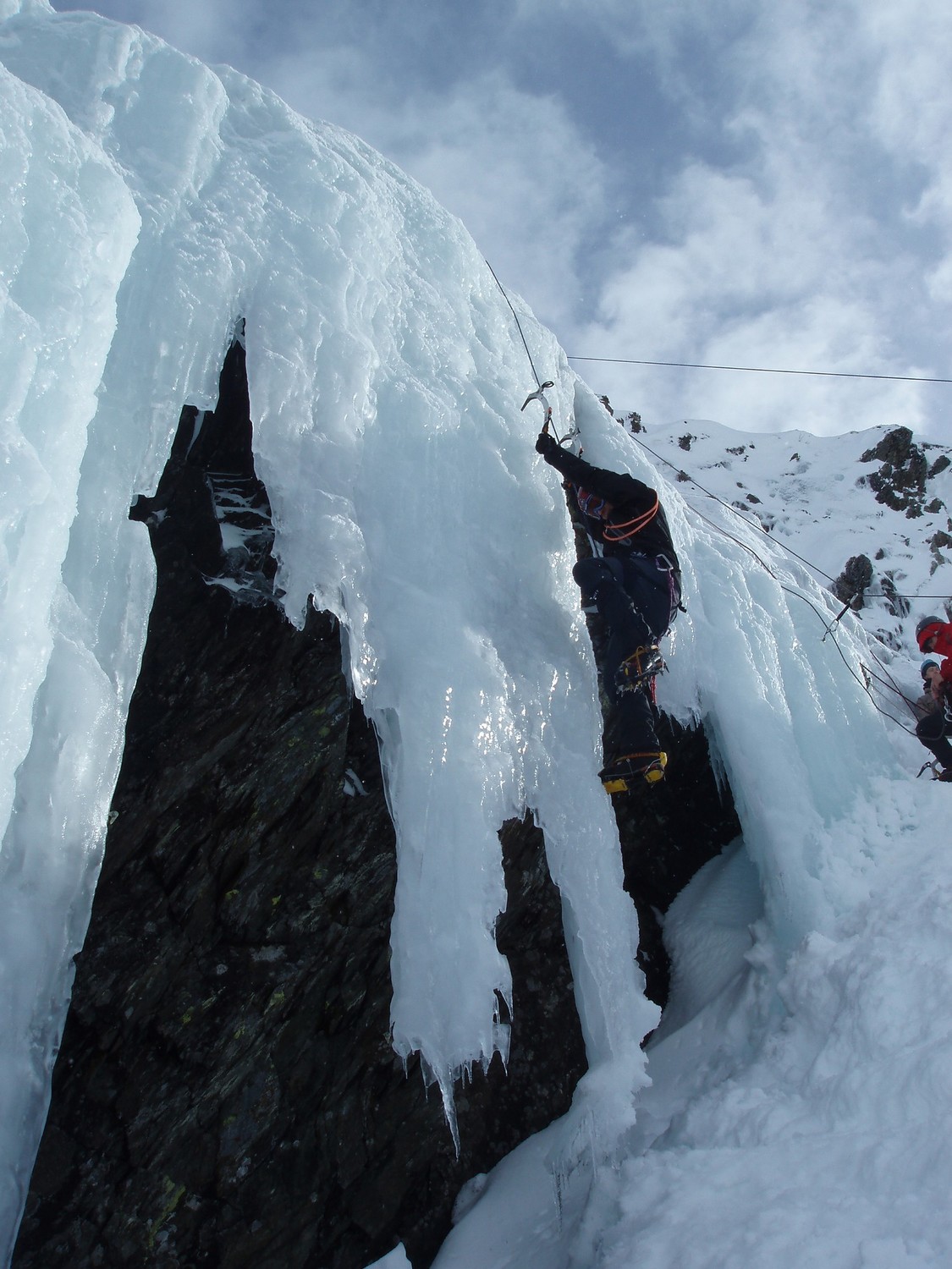 Petite stalactite du Ressaut du Bas