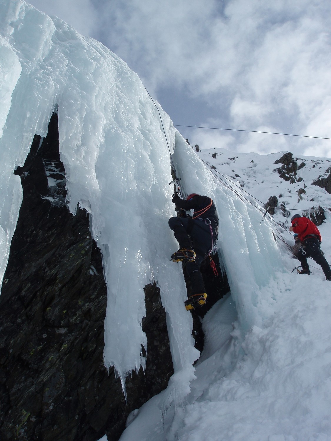 Petite stalactite du Ressaut du Bas