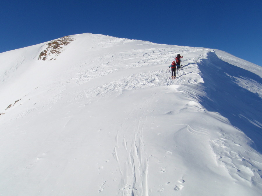 ultima rampa alla cima