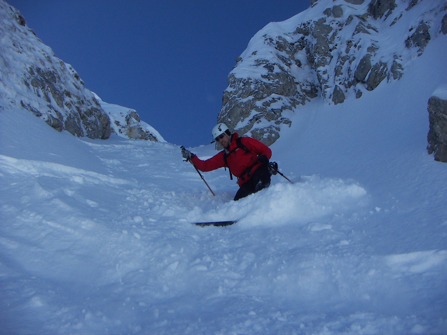 Guillaume en haut du versant NE du chateau d'oche