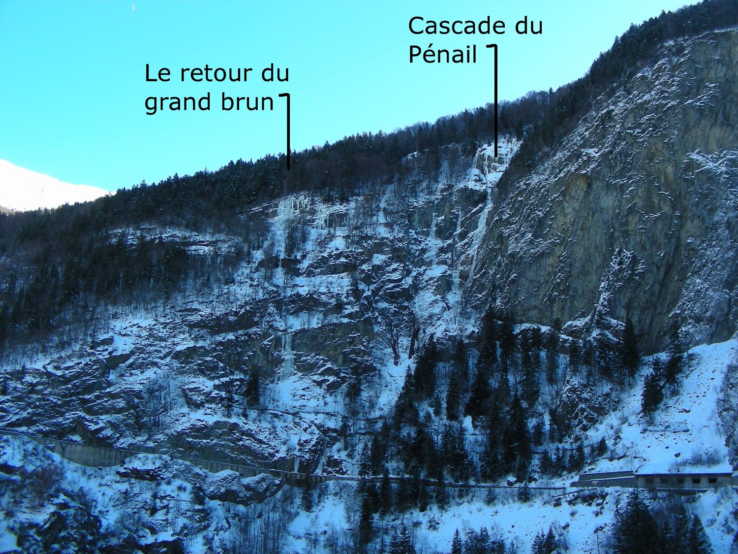 Le retour du grand brun et la cascade du Pénail