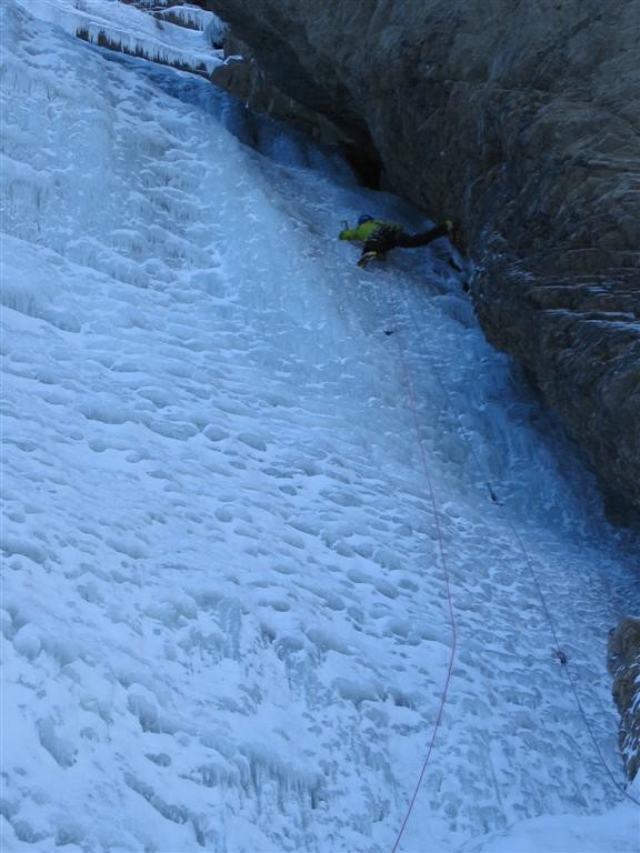cascade du Dard : 1ère longueur