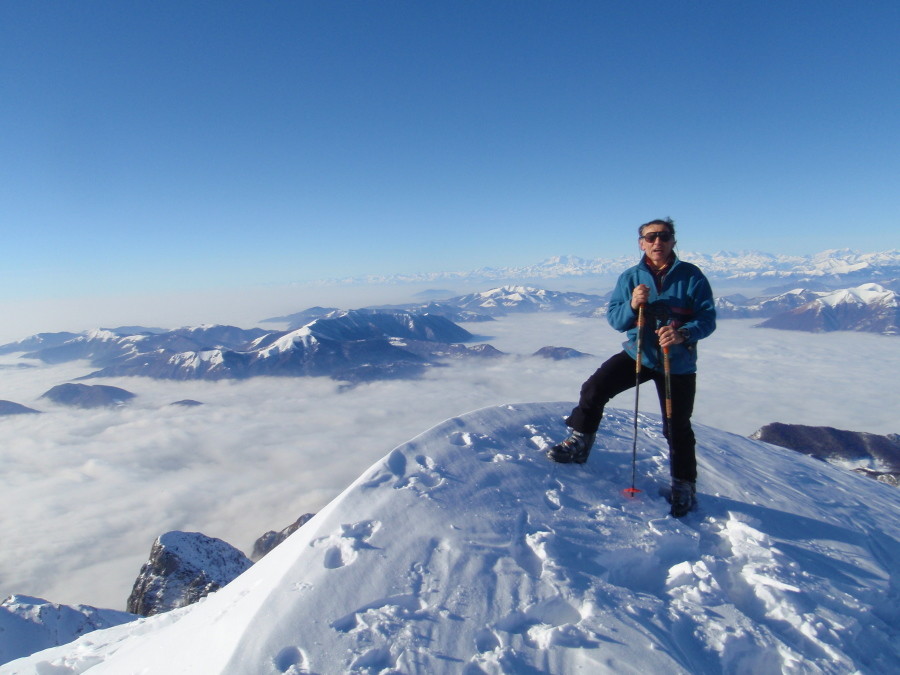 sulla cima