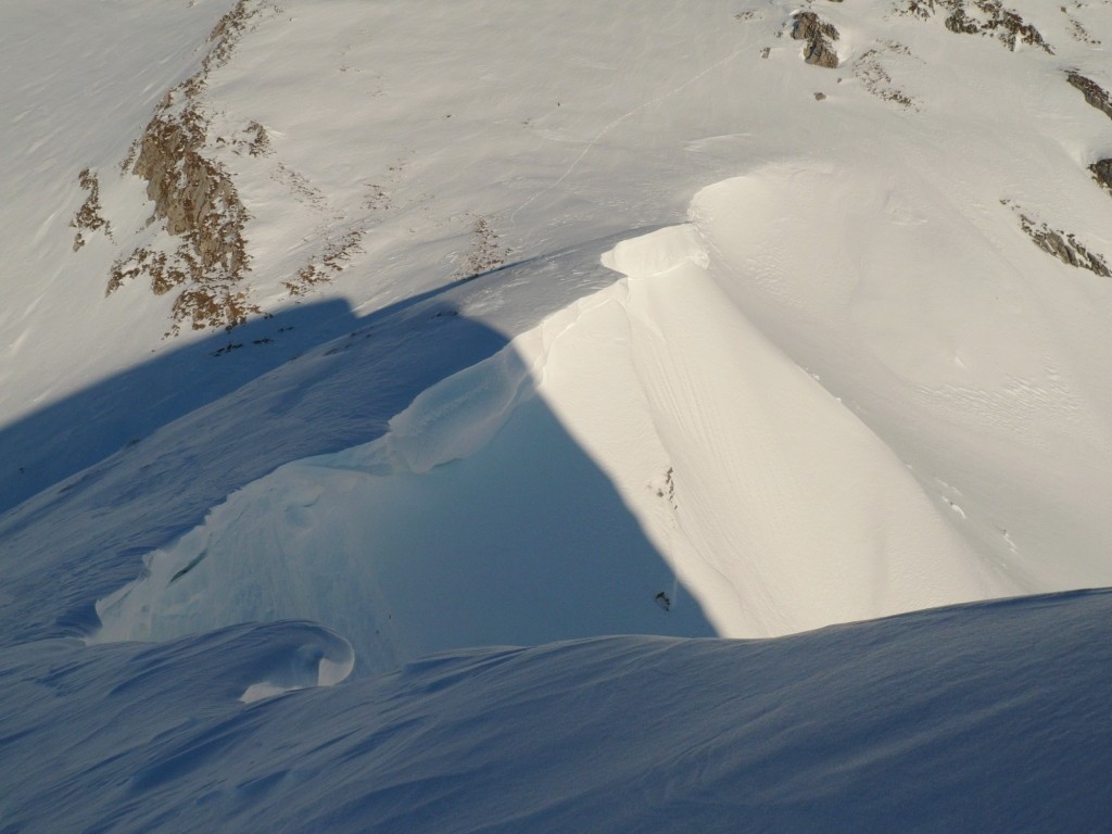 La corniche au départ du couloir E