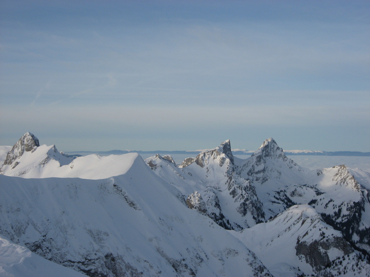 Chateau et dent d'oche
