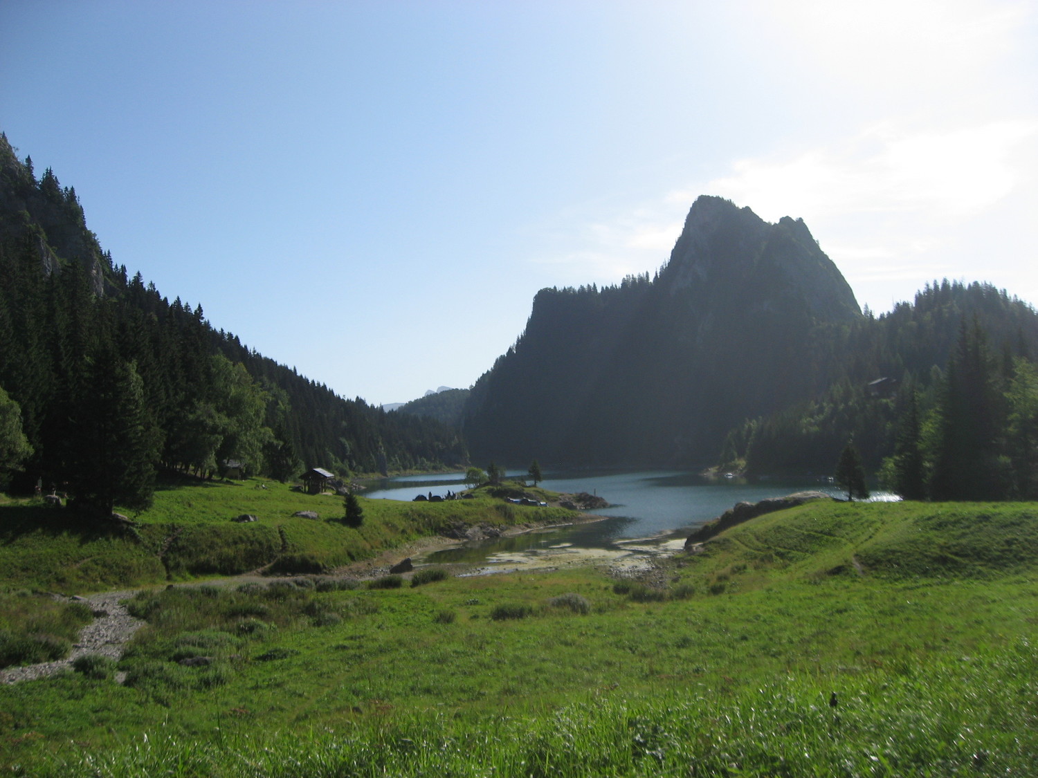 Lac de Taney en été