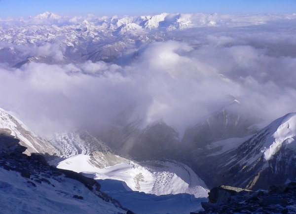 Cho Oyu 8201m (Tibet) - belle vue vers Shisha Pangma