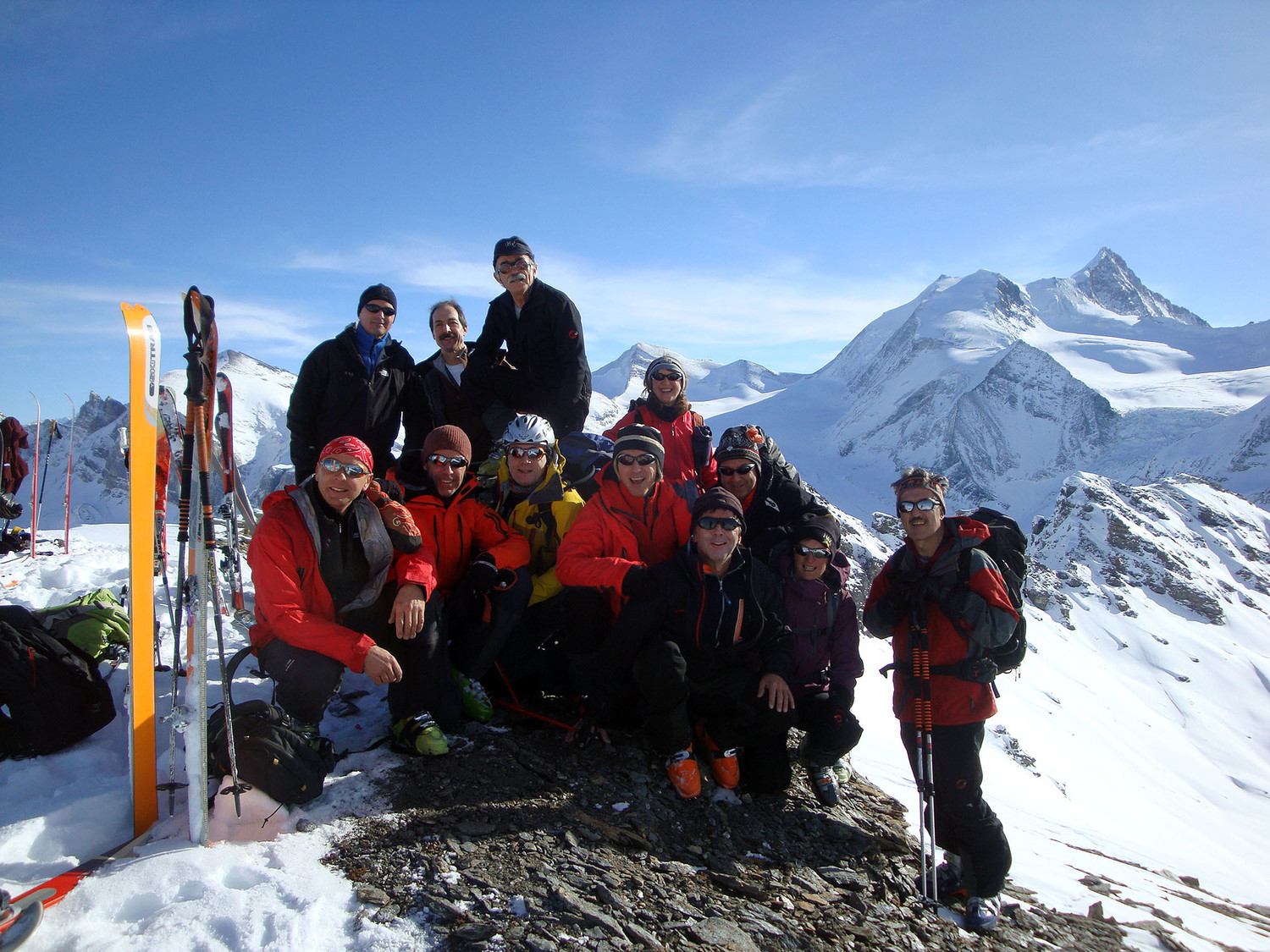Sur fond de Weisshorn !