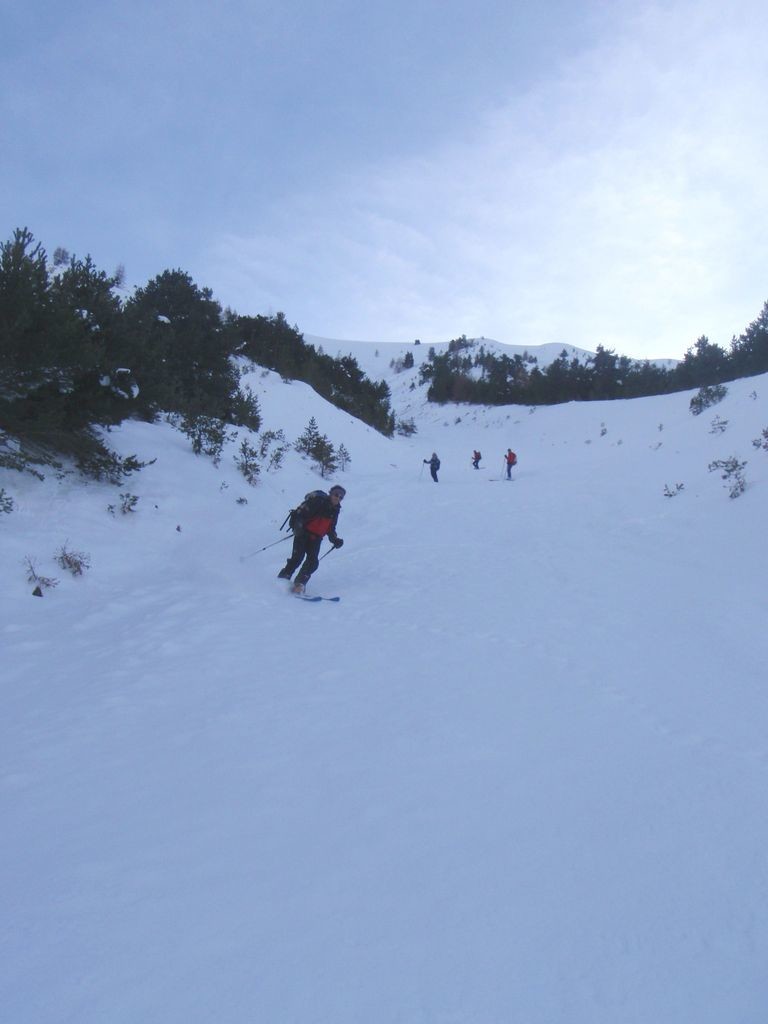 L'Oratoire - La descente finit par un des couloirs (purgé)