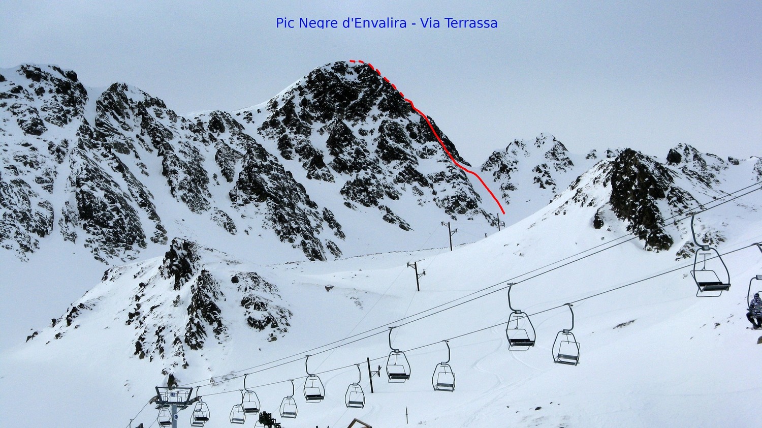 Pic Negre d'Envalira - Via Terrassa