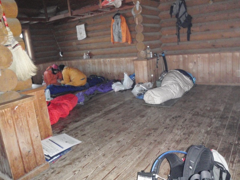 Refuge Kumotori, interieur