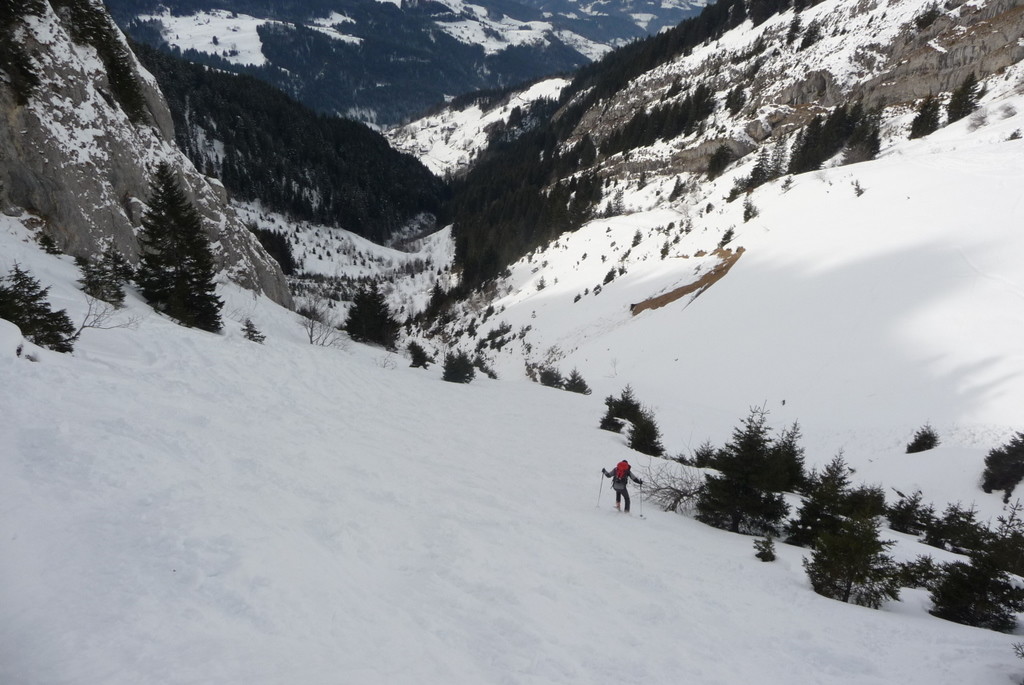 Descente par le goulet