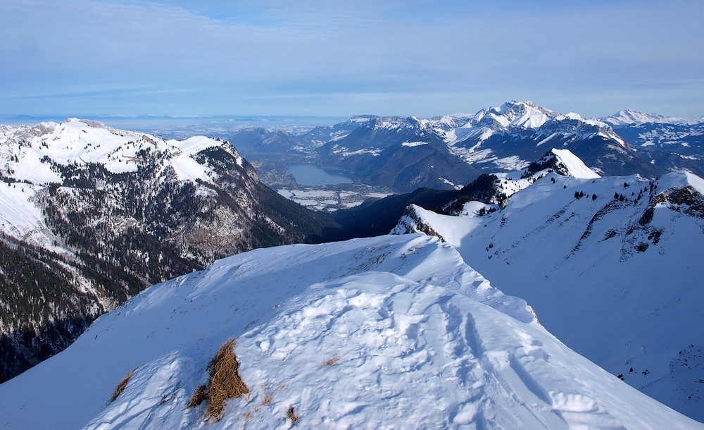 Lac d'Annecy depuis le sommet