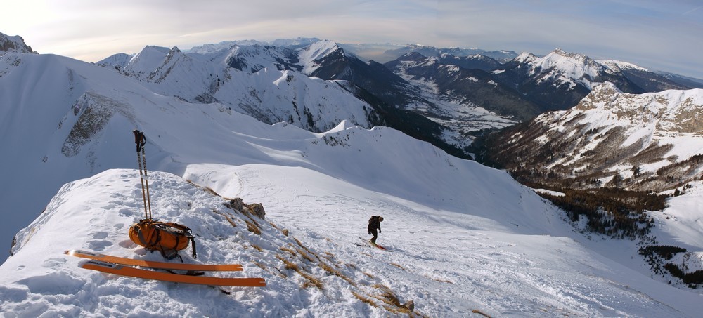 Panorama en regardant vers Jarsy