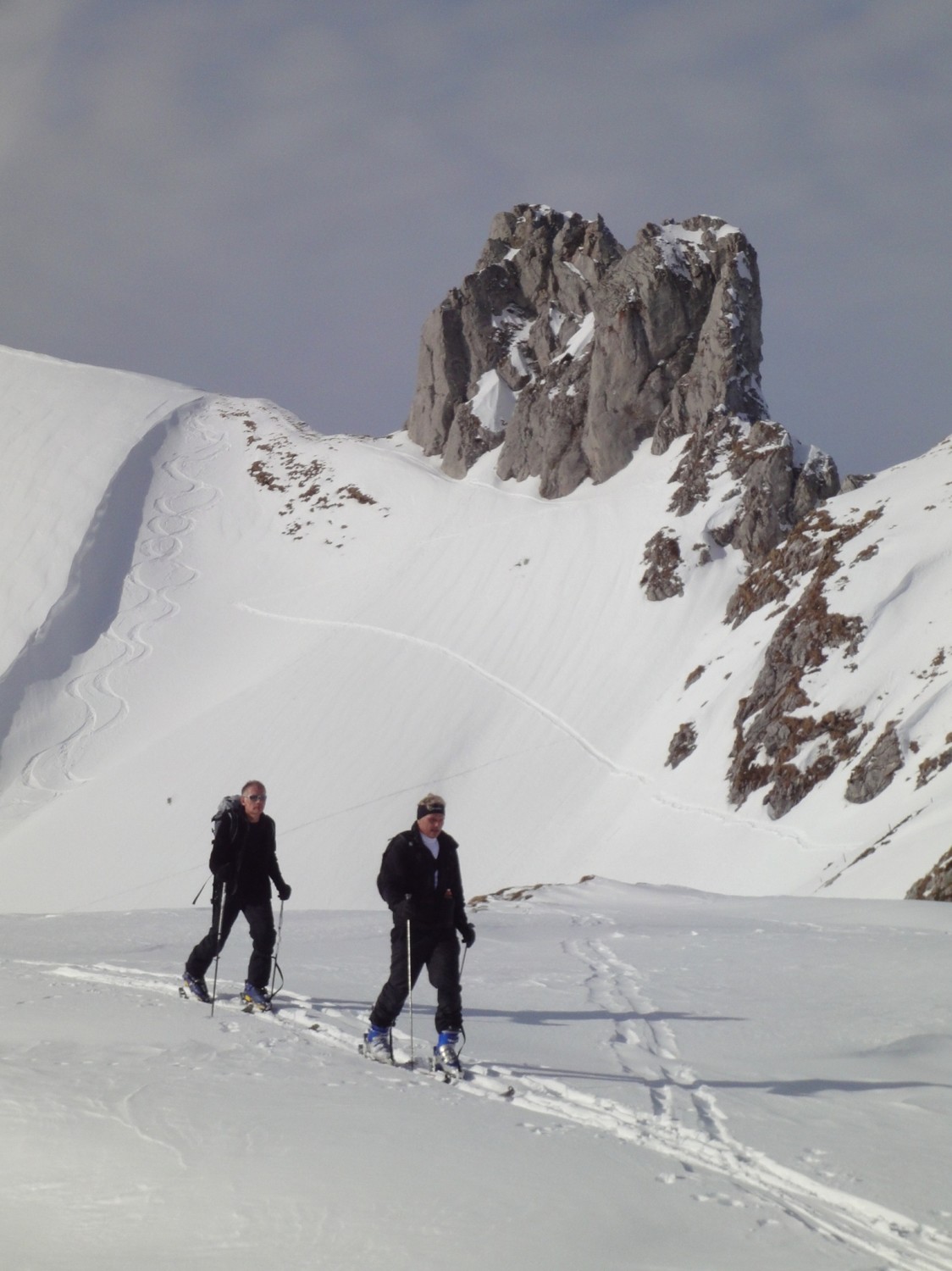 Dent du Vélan, frontière entre la France et la Suisse