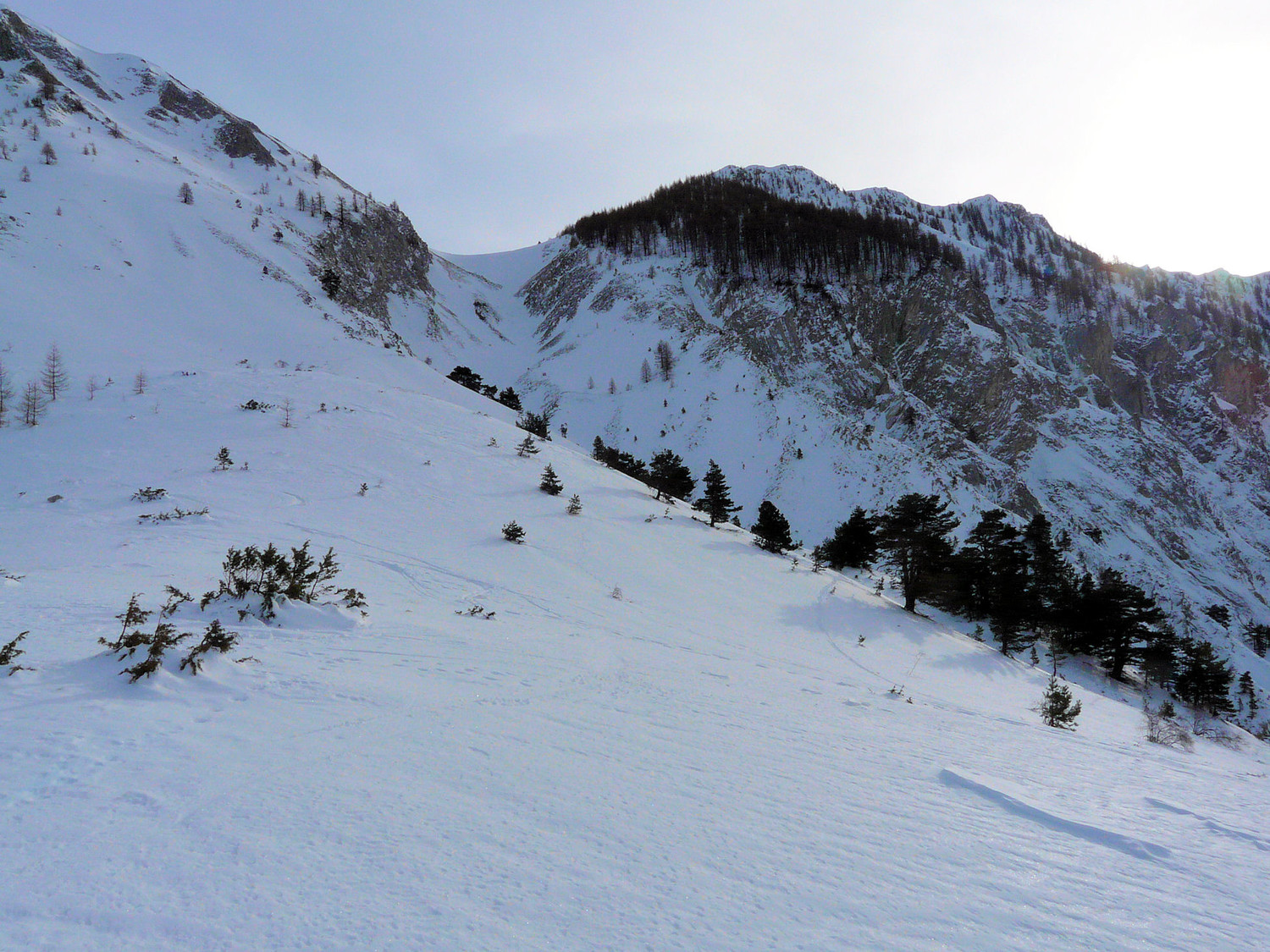 Couloir et col de Talon