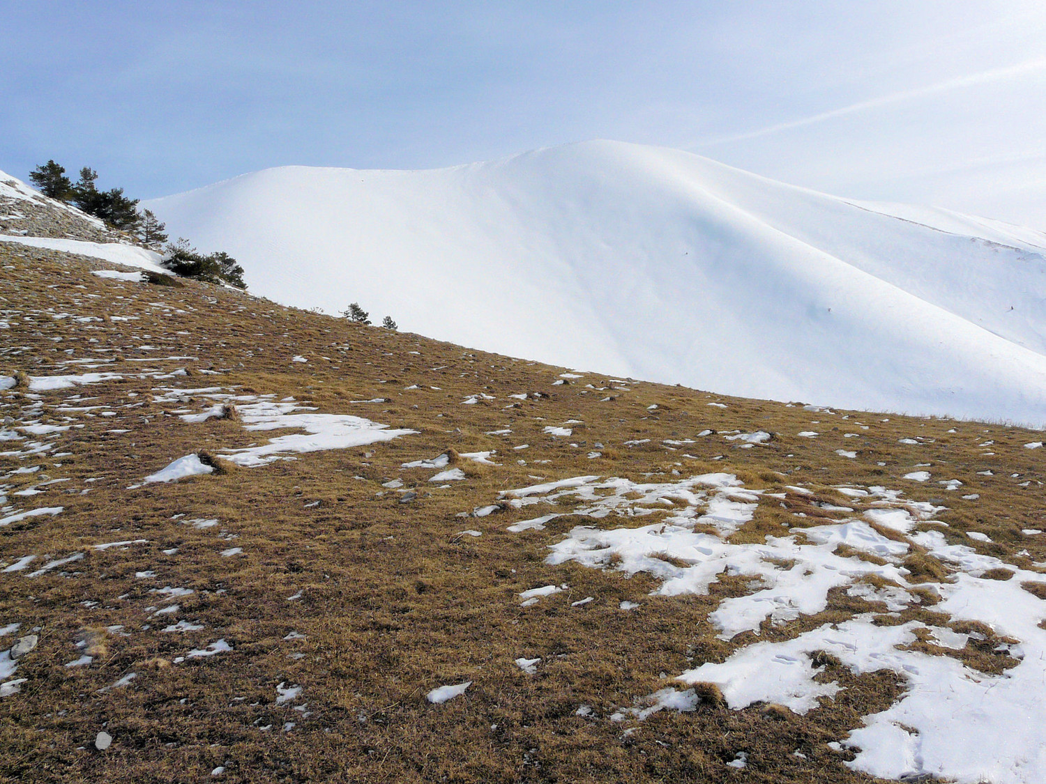 Le Moure Frey depuis le col de Talon