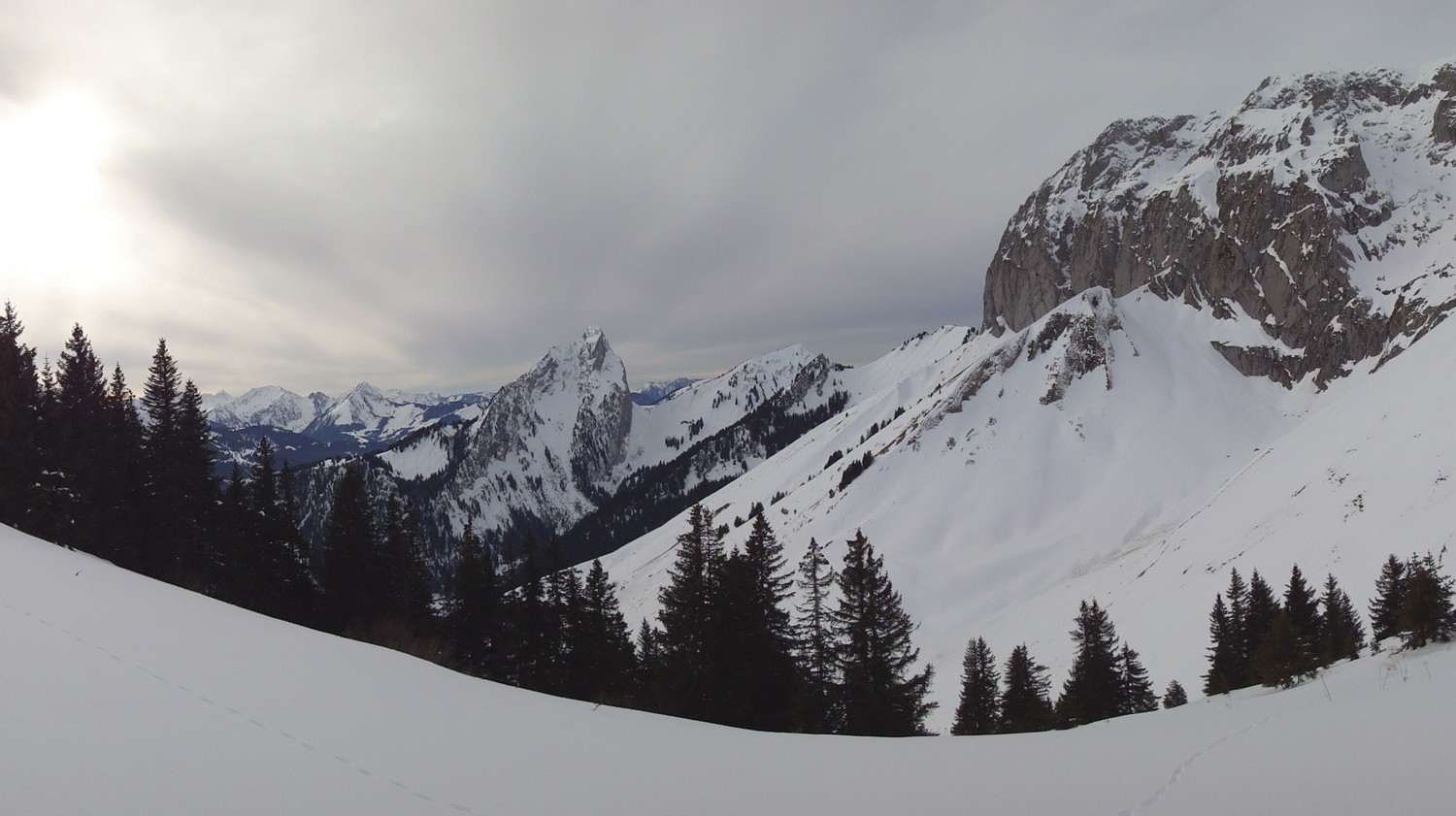 Col de Verne : le ciel s'est couvert