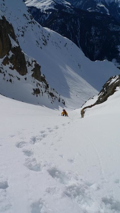 couloir W à gauche en montant