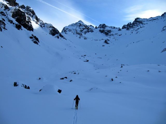Montée vers le col de la Mine de Fer