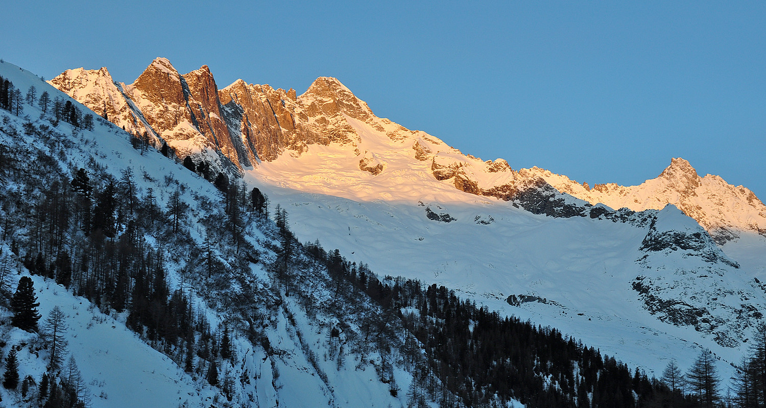 Rayons premiers au Val Ferret