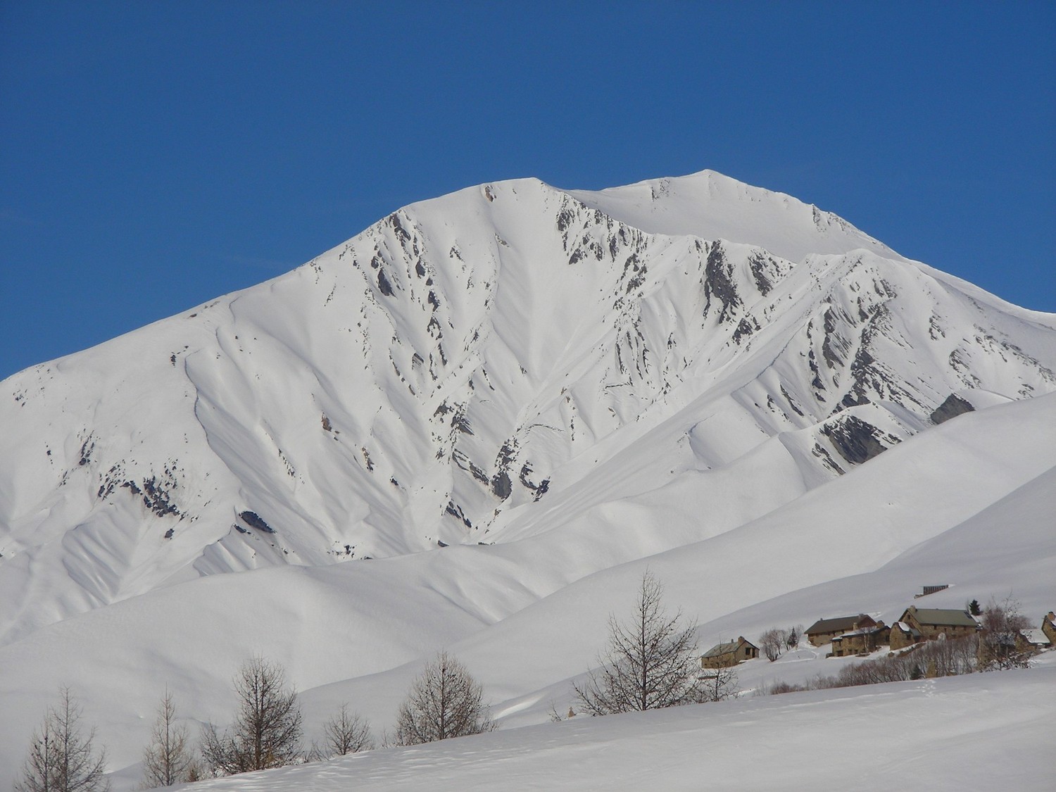 La face SSE du Pic du Mas de la Grave