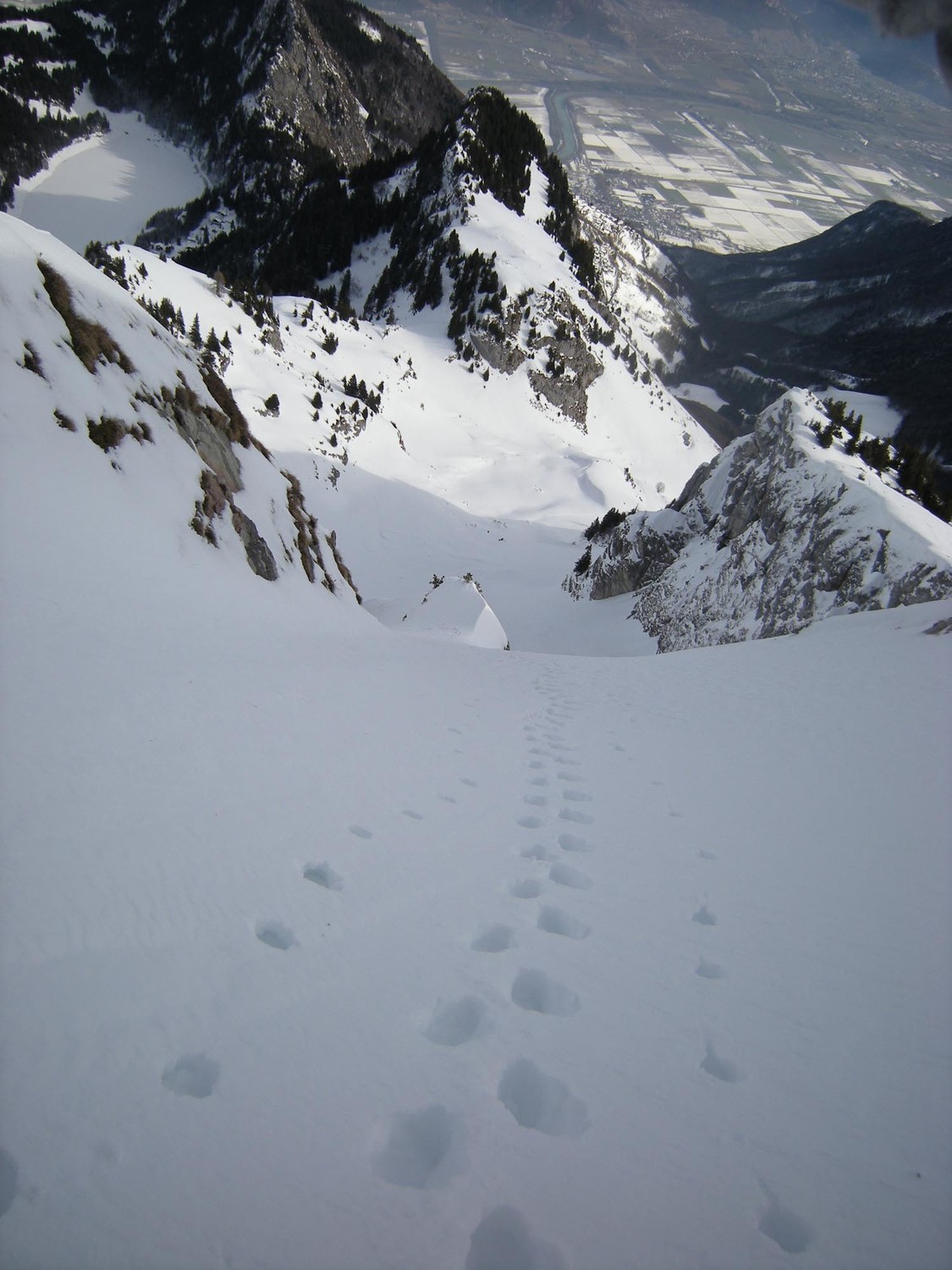 Chambairy couloir E. Humm ça va être bon!