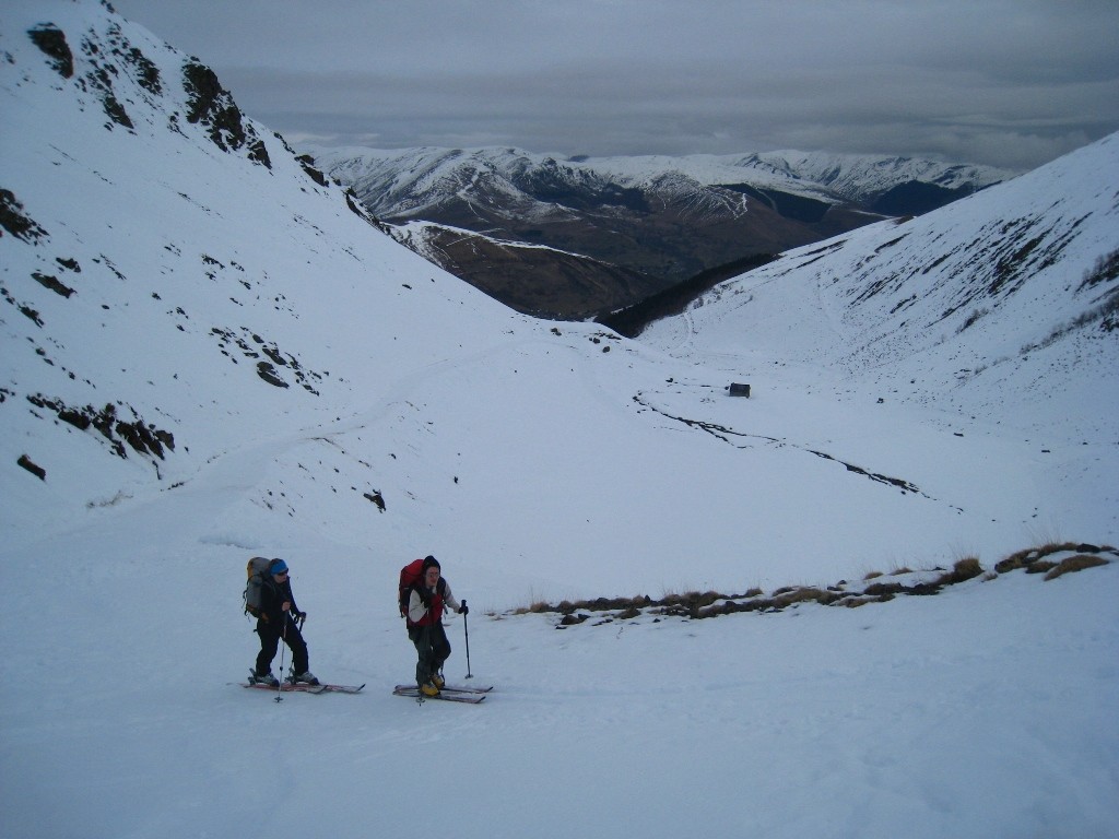 A la sortie de la piste