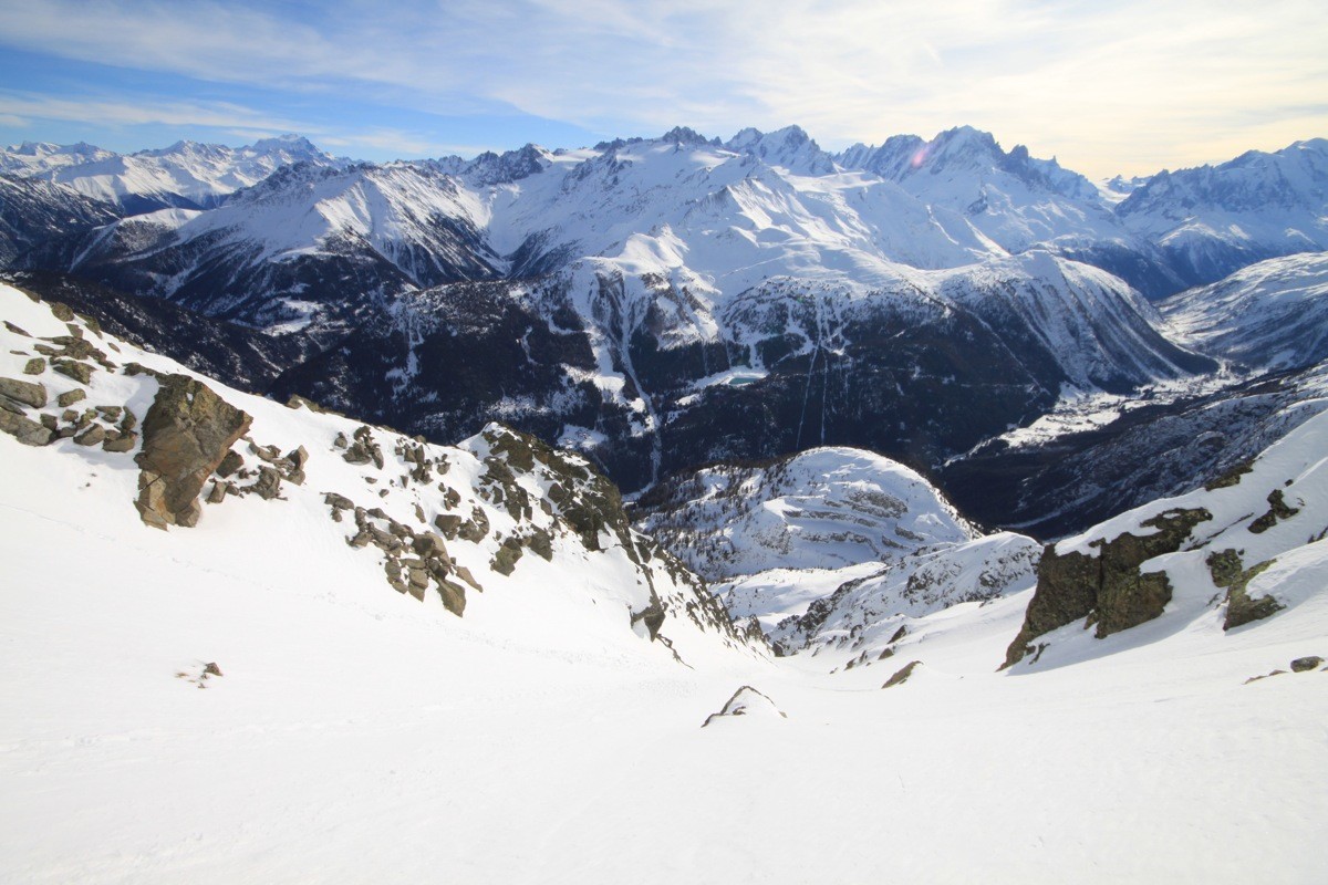 Bel Oiseau : départ du couloir SSE