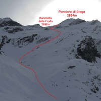 discesa NW Poncione di Braga