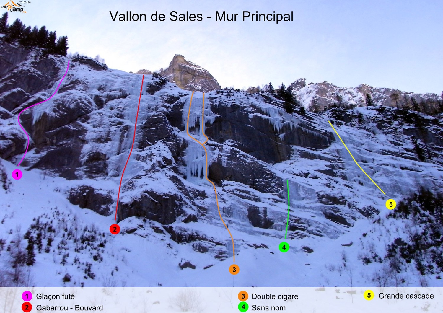 Vallon de Sales - Mur Principal