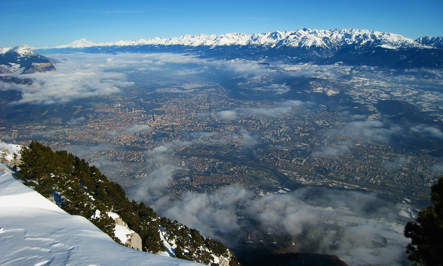 Grenoble vu du Moucherotte