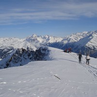 La crête sommitale du Grindelgrat, vers le NE