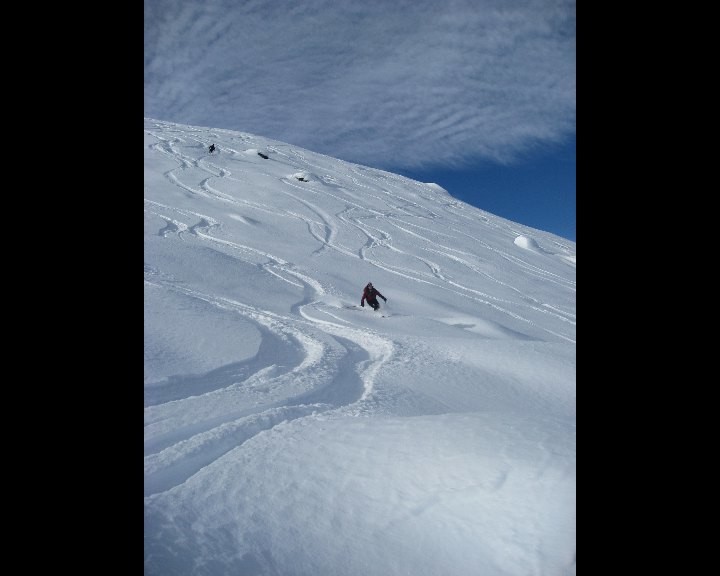 Peu avant le chalet d'Orchéra