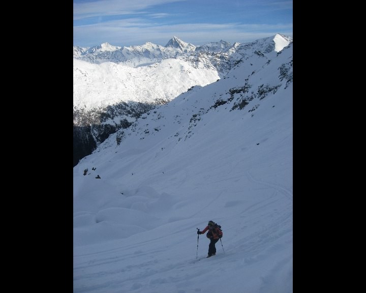Arrivée au col 2913m