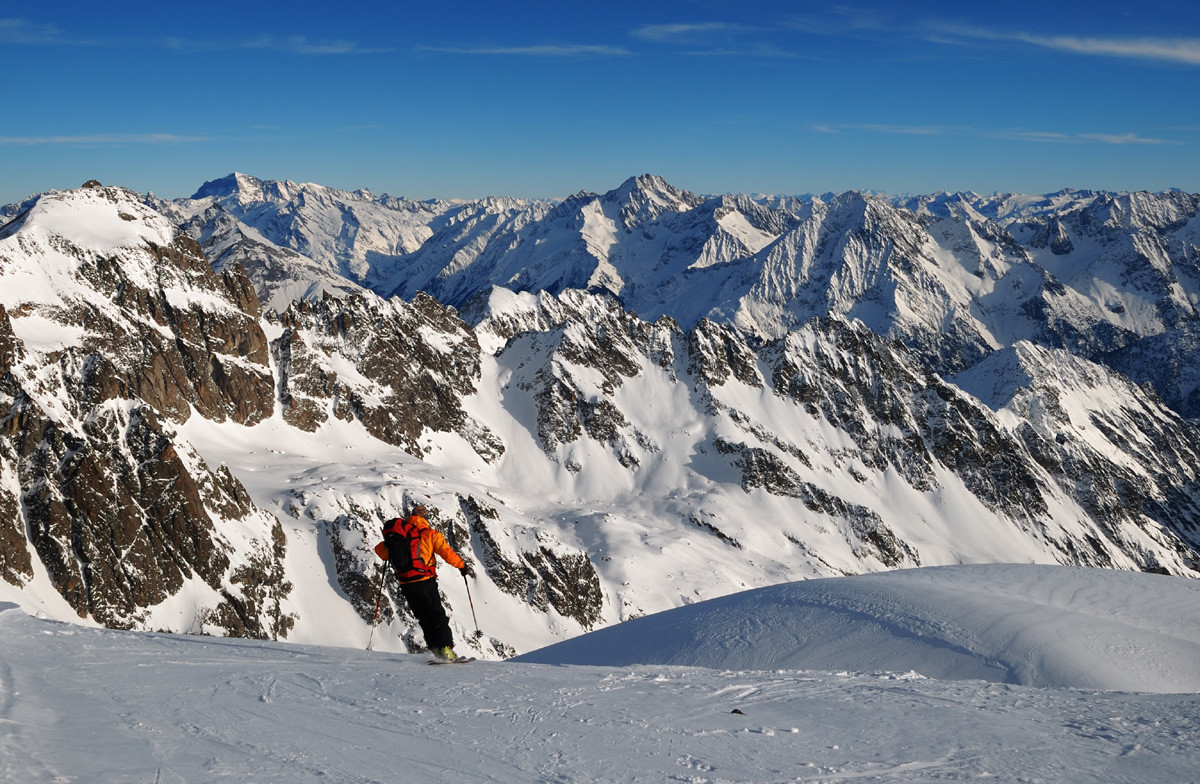 Début de la descente du Zwächten (Uri - Suisse Centrale)