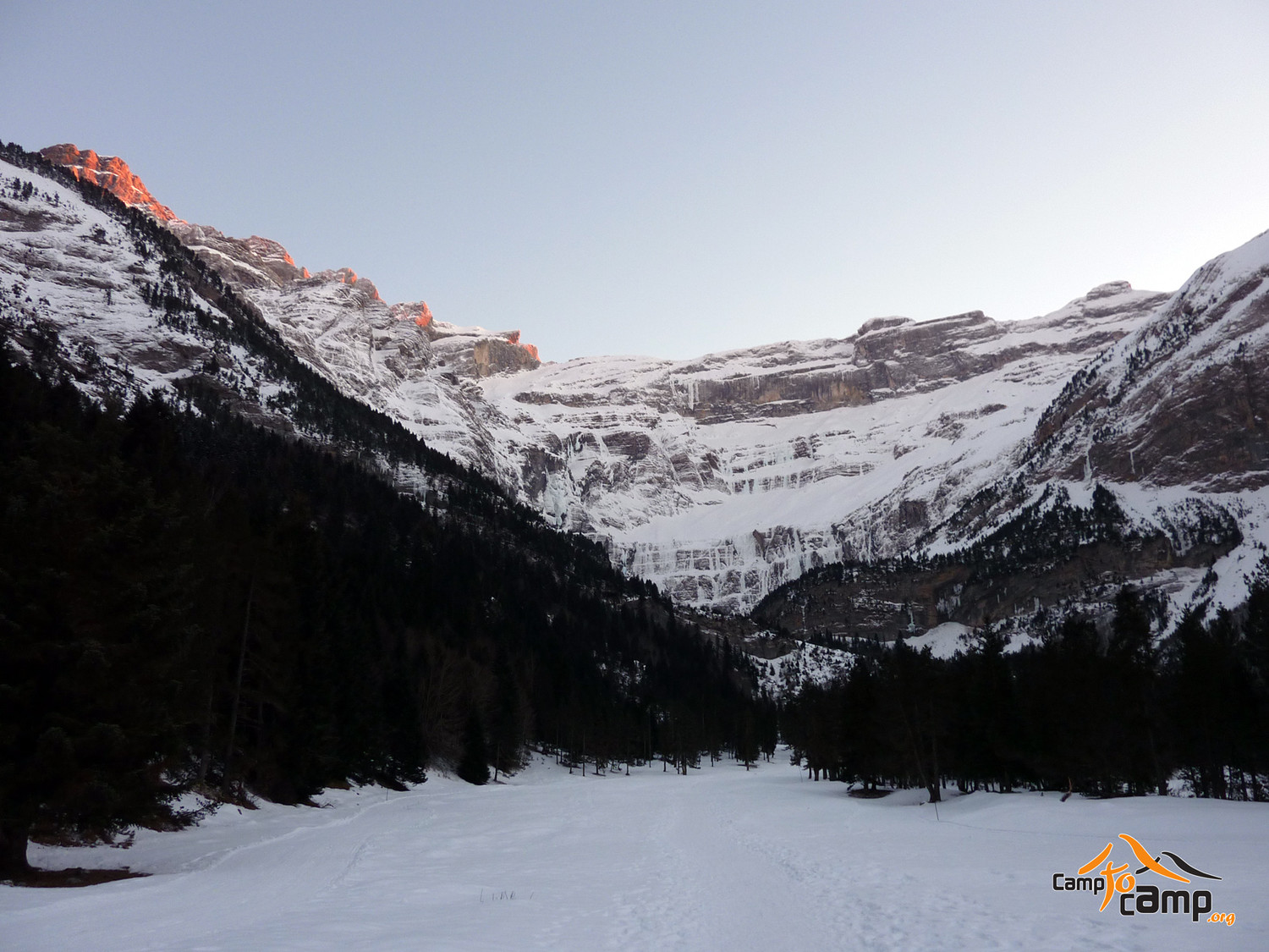 Coucher de soleil sur le Cirque de Gavarnie