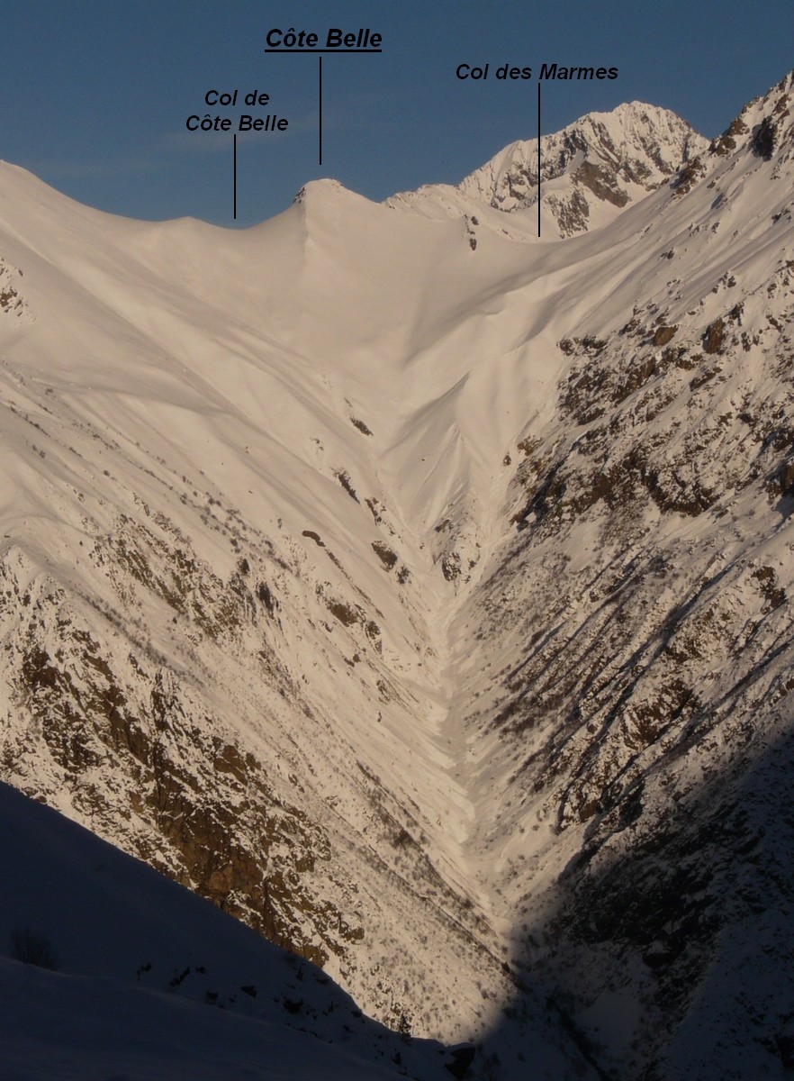 Côte Belle - Versant S - Vallon du Ruisseau de la Laisse