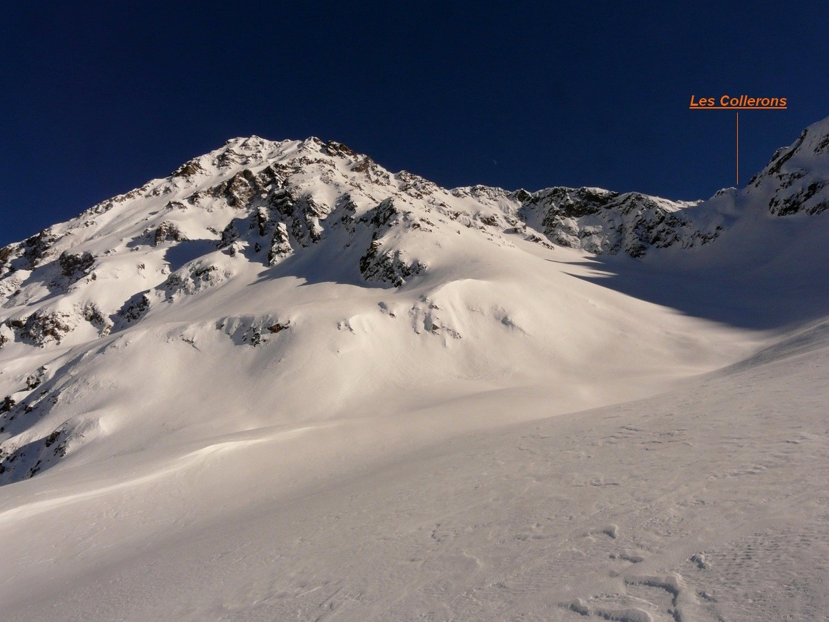 Les Collerons - versant NW