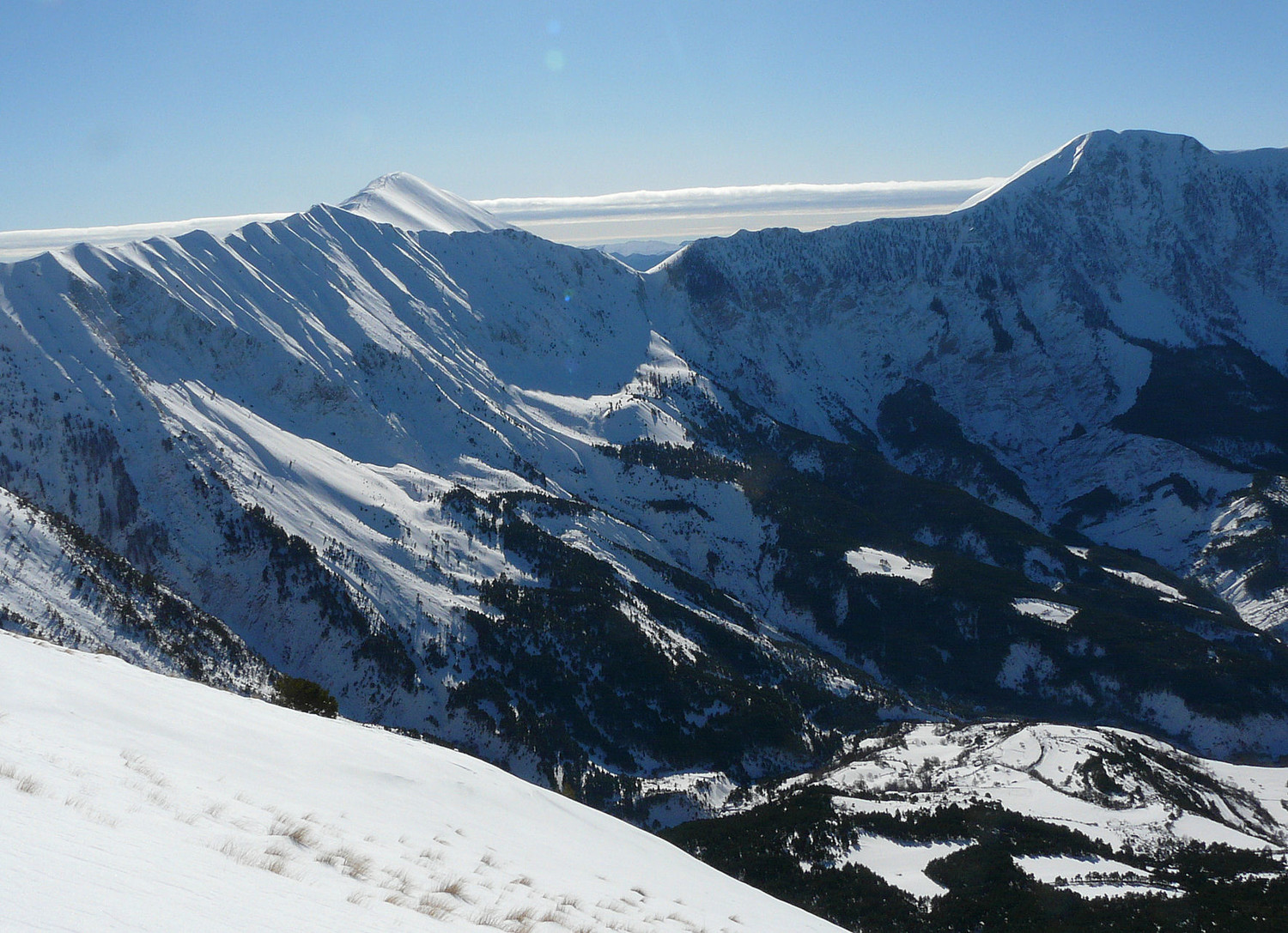 Montagne du Cheval Blanc et Lachen