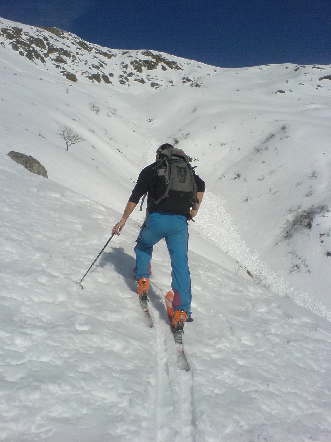 Verso la sella a 2027m