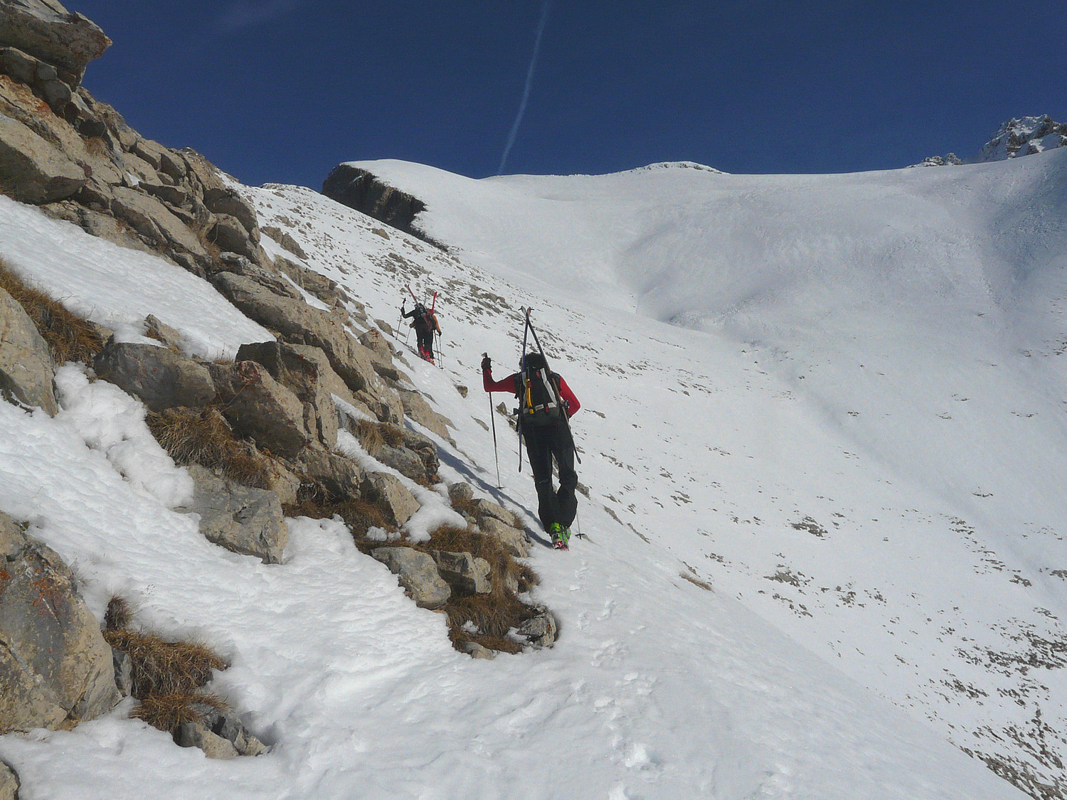 Le départ de la grande traversée (Puy de la Sèche)