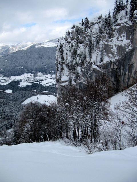 De beaux passages dans la descente des Cottaves