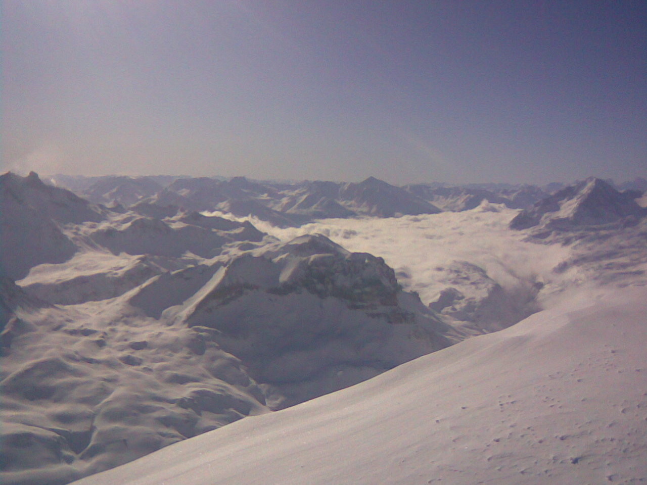 la yoli petite mer de nuages venant de maurienne