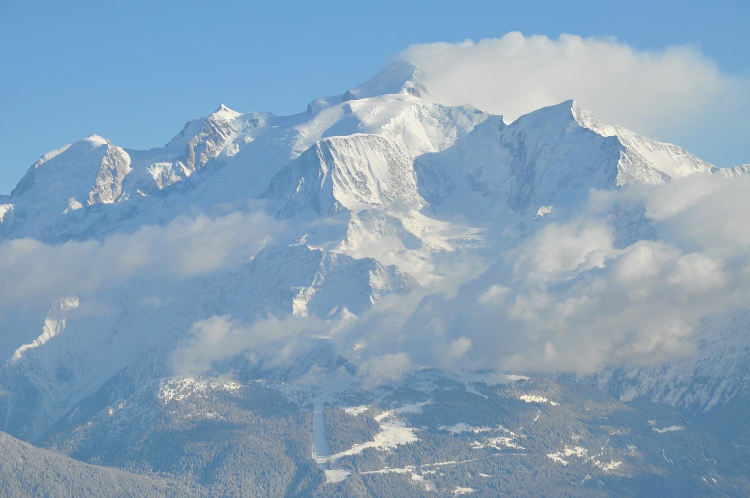 mont blanc du sommet