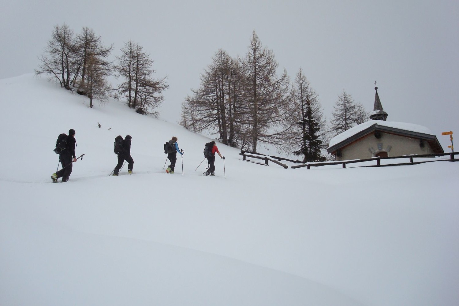 Arrivée à Chäller