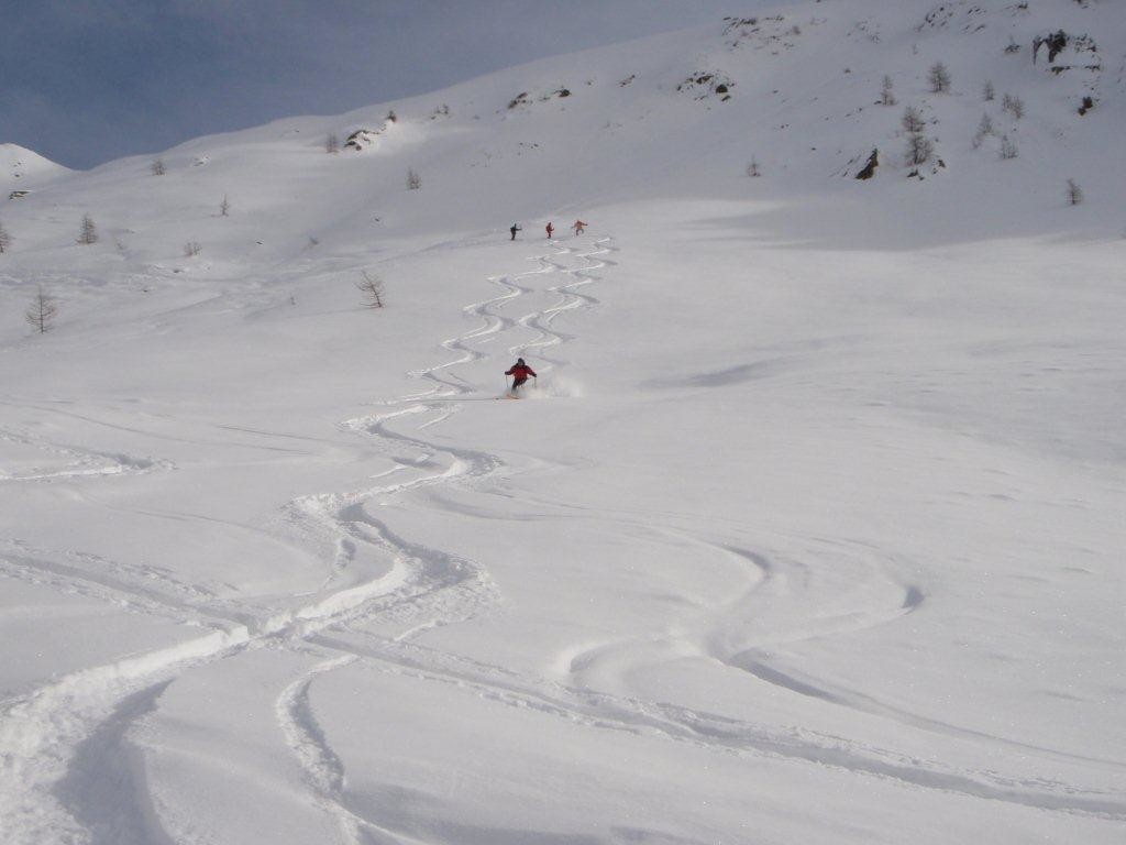 Farina scendendo dalla Pessa