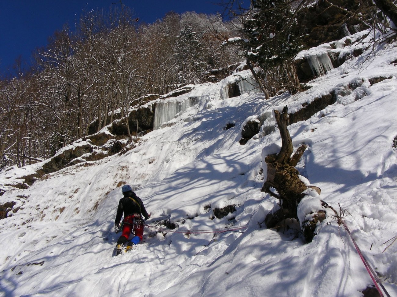 L2 de la cascade de Bocher. C'est fin. Trop fin...