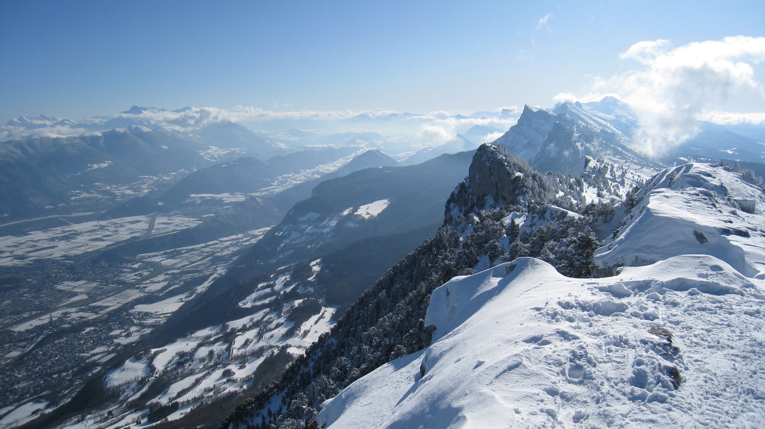 Du sommet, le balcon E du Vercors